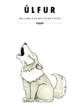 Úlfur - plakat (30x40 cm)