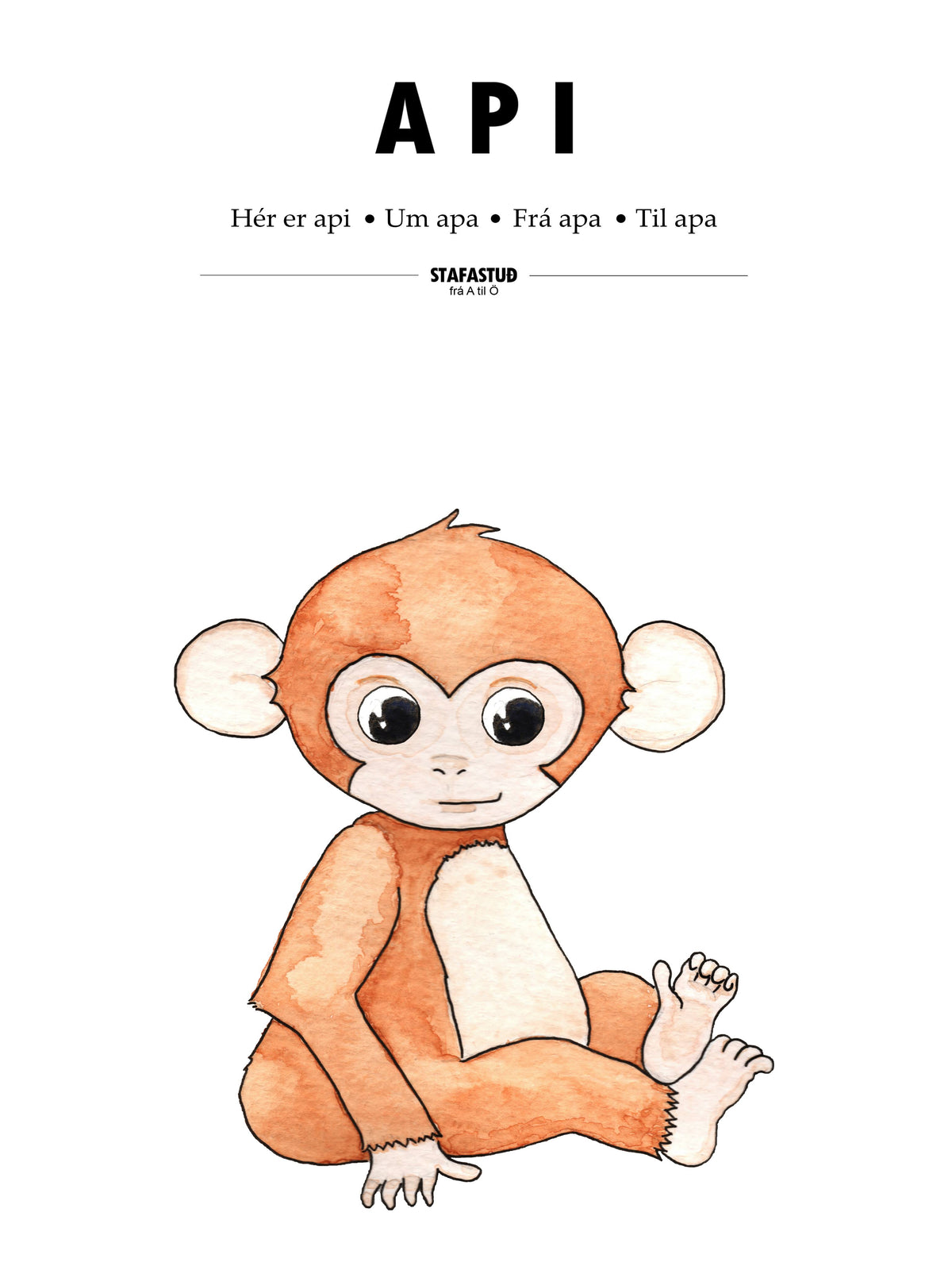 Api - plakat (30x40 cm)