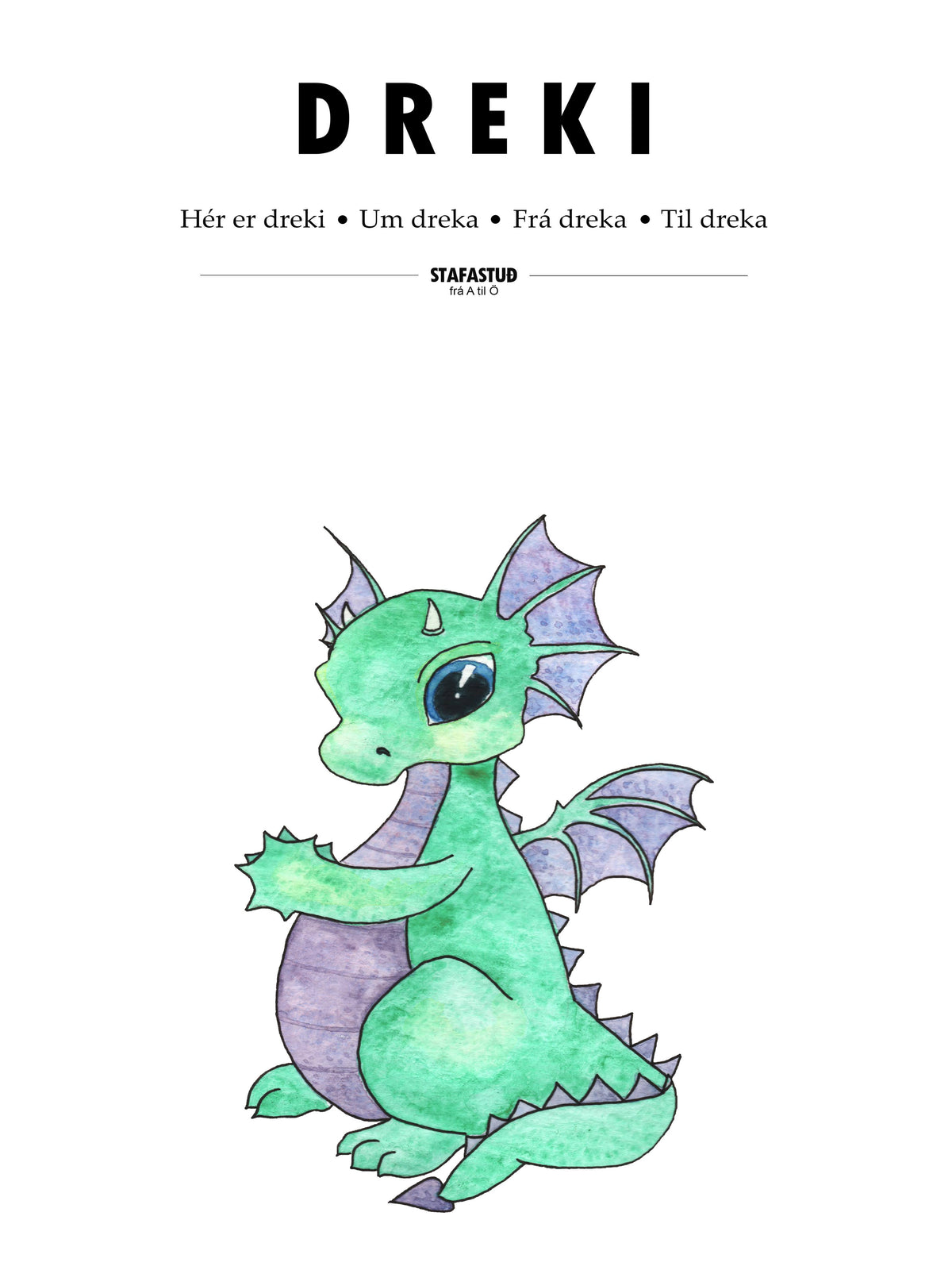 Dreki - plakat (30x40 cm)
