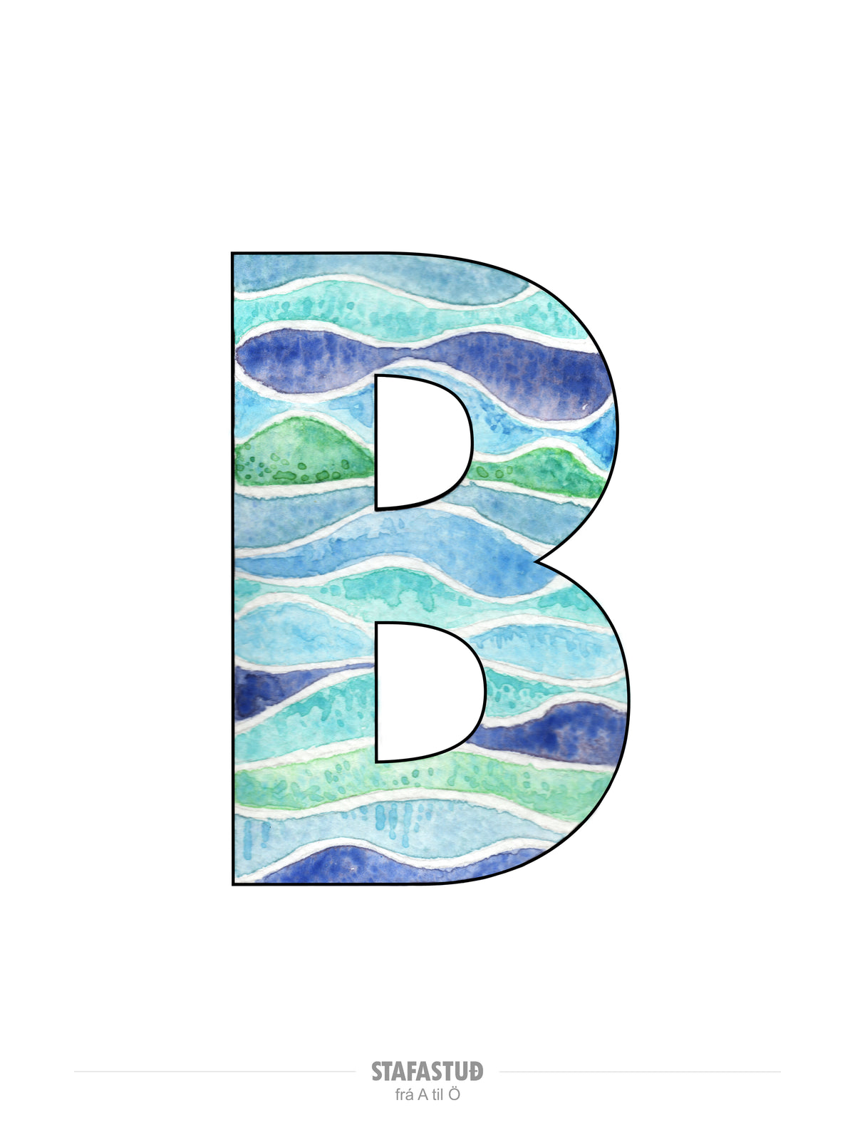 B - plakat (30x40 cm)