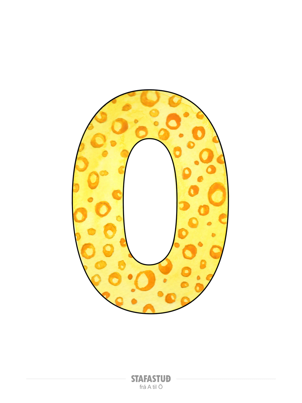 O - plakat (30x40 cm)