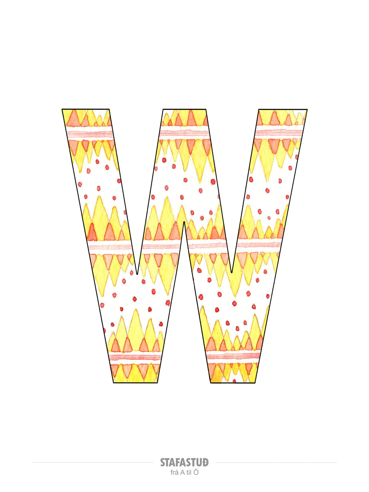 W - plakat (30x40 cm)
